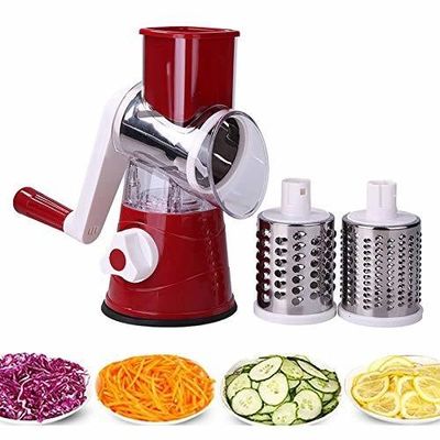 ম্যানুয়াল রোটারি পনির Grater বৃত্তাকার Tumbling বক্স Shredder শাকসবজি Shredding জন্য ড্রাম