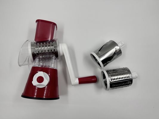 ম্যানুয়াল রোটারি পনির Grater বৃত্তাকার Tumbling বক্স Shredder শাকসবজি Shredding জন্য ড্রাম