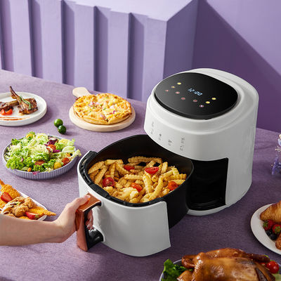 8L 1400W স্মার্ট টাচ স্ক্রিন কাস্টম তেল মুক্ত বৈদ্যুতিক গভীর ফ্রাইয়ার হট এয়ার ফ্রাইয়ার উপযুক্ত