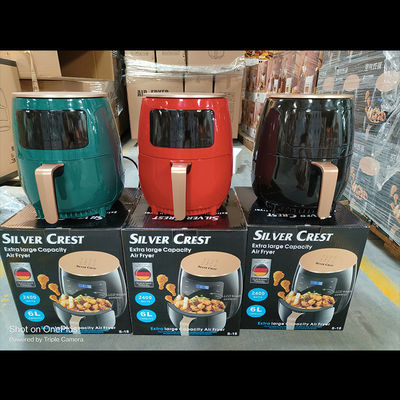 OEM কাস্টমাইজড সিলিকন লাইনার সহ ছোট থেকে বড় ক্যাপাসিটি ডিজিটাল বৈদ্যুতিক এয়ার ফ্রায়ার