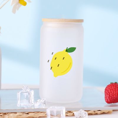 প্রাকৃতিক স্বাস্থ্যকর 16oz ঠান্ডা বিয়ার গ্লাস বাঁশ ঢাকনা এবং খড় সঙ্গে চূড়ান্ত বার উপহার