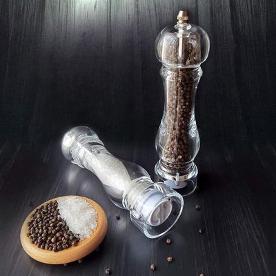 ব্যস্ত পেশাদারদের জন্য সুবিধাজনক 60X221mm স্টেইনলেস স্টীল লবণ এবং মরিচ গ্রাইন্ডার