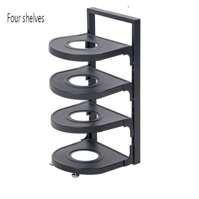অ্যাডজাস্টেবল পট র্যাক সংগঠক 3 Tiers Pots and Pans Organizer with Customized Logo
