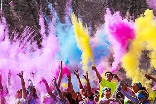 রঙিন হোলি পাউডার পার্টি পপার কনফেটি ক্যানন কর্ন পাউডার ১৩*১৮ সেমি বায়োডেগ্রেডেবল