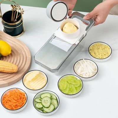 মিন্ট গ্রিন স্টেইনলেস স্টীল সবজি Slicer দ্রুত এবং সহজ খাবার প্রস্তুতির জন্য নিখুঁত